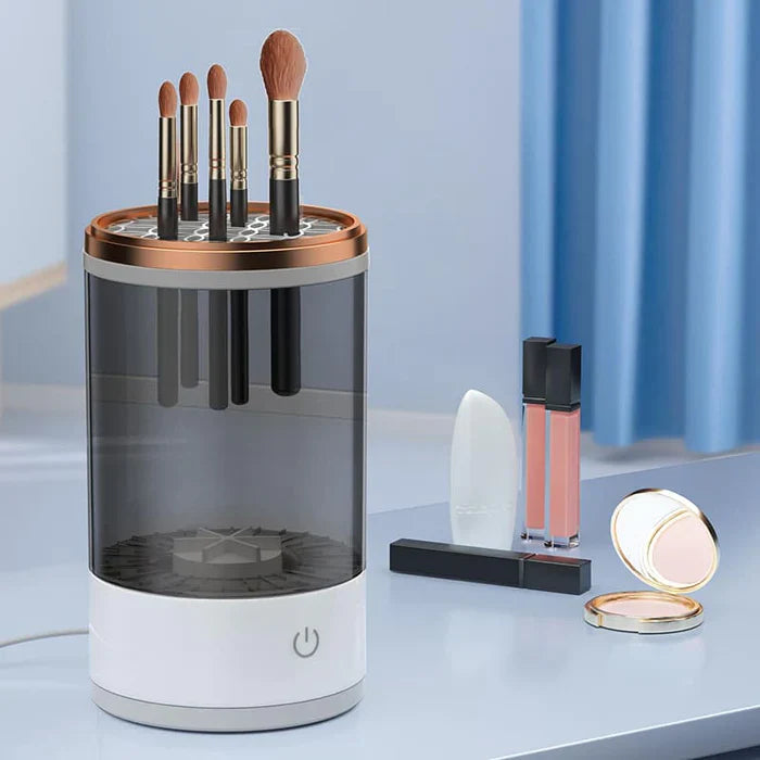 GlowSpin™ Clean Brush Premium Mix – Lavador de Pincéis com Tecnologia UV | Limpeza Profissional e Rápida ✨🧼