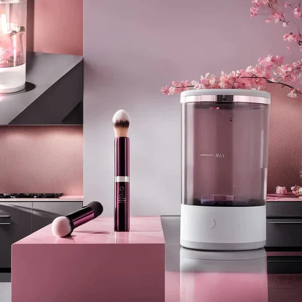 GlowSpin™ Clean Brush Premium Mix – Lavador de Pincéis com Tecnologia UV | Limpeza Profissional e Rápida ✨🧼