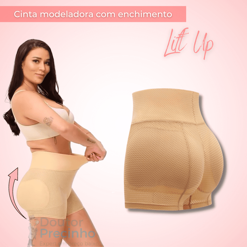 Cinta com enchimento e cintura alta - Lift Up